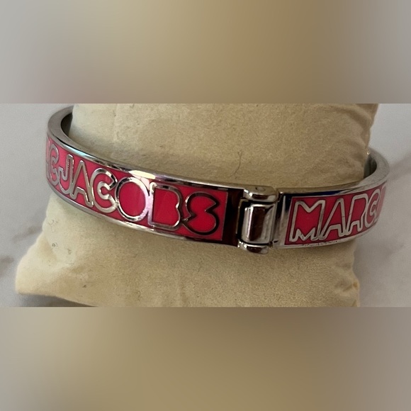 Marc Jacobs Pink and Silver Bangle Bracelet - Picture 2 of 5